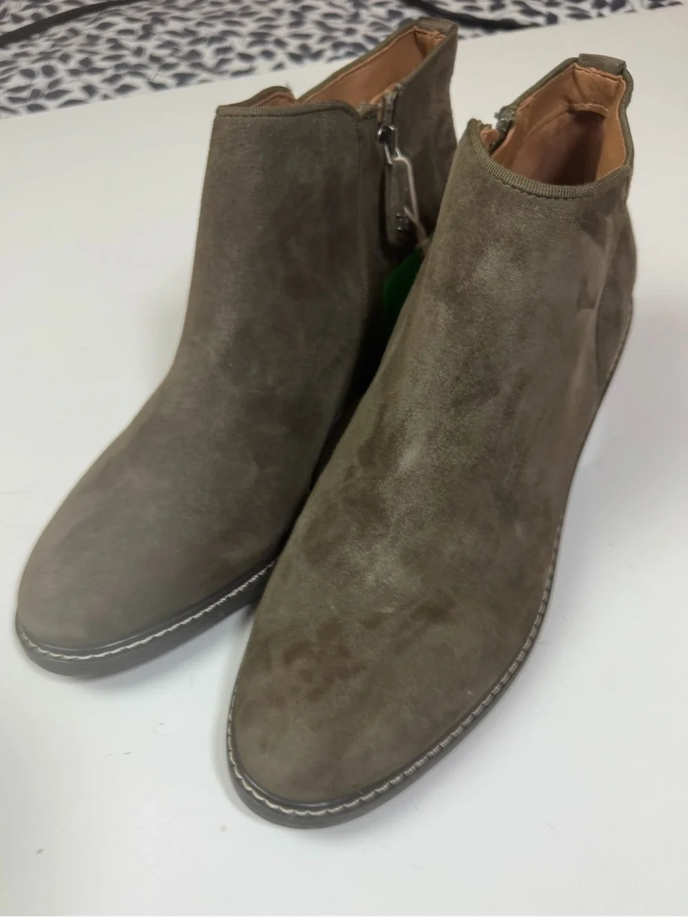 Sam Edelman Olive Pryce Waterproof Suede Leather Versatile Ankle Boots NWT 8.5